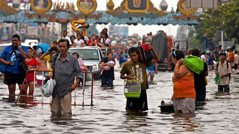 В Таиланде затоплены популярные курорты