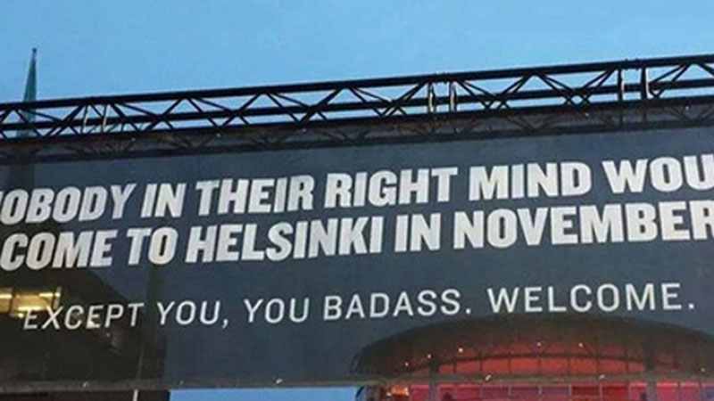 Хельсинки приветствовал смелых туристов